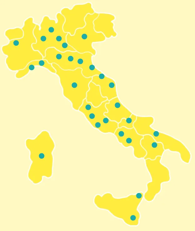 Mappa distributori Sorbole