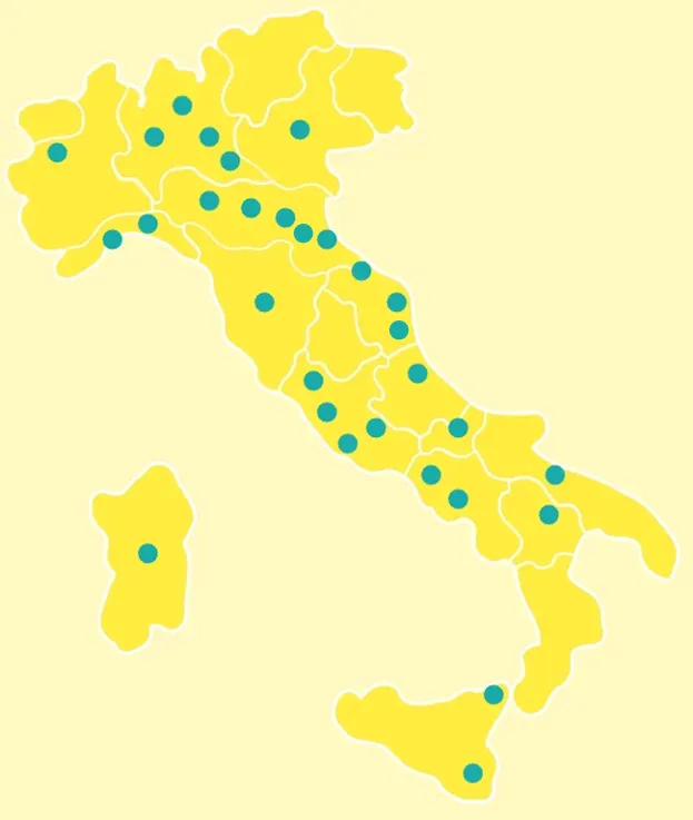 Mappa distributori Sorbole